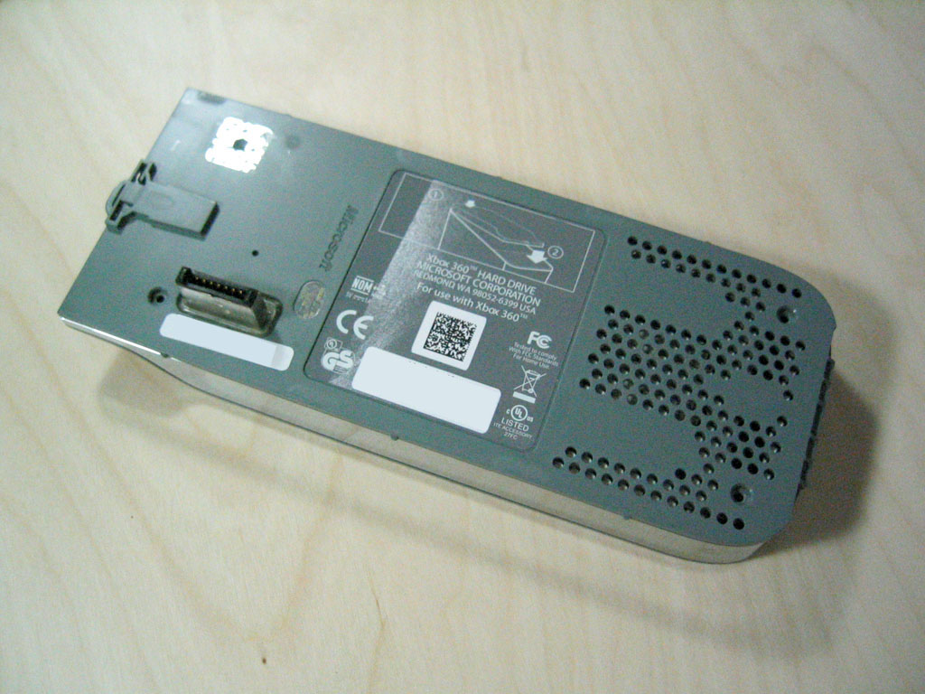 Underside of the 360 HDD